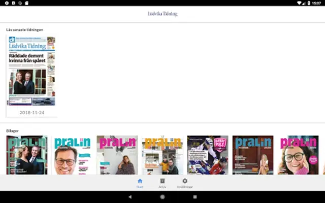 Nya Ludvika Tidning e-tidning android App screenshot 2