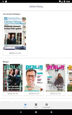 Nya Ludvika Tidning e-tidning android App screenshot 5